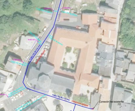 O Plan Único da Deputación da Coruña financia a mellora da rede de abastecemento de auga no núcleo urbano de Ortigueira